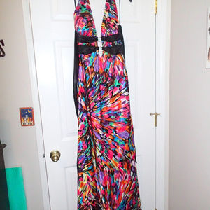 Beata Studio Los Angeles multi-colored dress